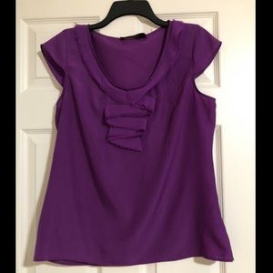 ✨Purple ruffled Limited top✨